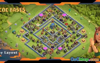 Top TH12 Base Links: Hybrid & Anti 2-Star Layouts - COC #20387