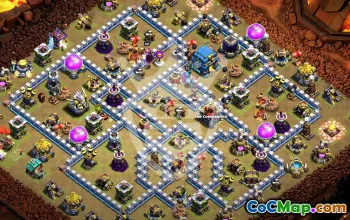 Top TH12 Clash of Clans Base Layouts with Copy Links #54475