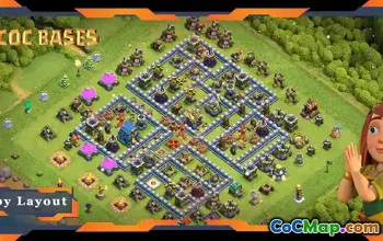 Top TH12 Defense Base Layout: Anti-Everything | CoC #20451