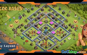 Top TH12 Farming Base: Anti 3 Star Hybrid Layout Guide #19113