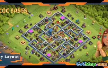 Top TH12 Farming Base: Anti-Everything Hybrid Layouts! #22116