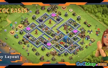 Top TH12 Farming Base: Best Hybrid Layout - Clash of Clans #19131