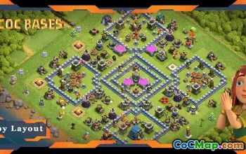 Top TH12 Farming Base: Hybrid Layout & Link for Clash of Clans #19106