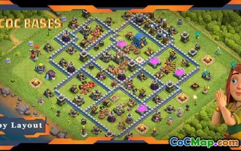 Top TH12 Farming Base Layout with Link #57465