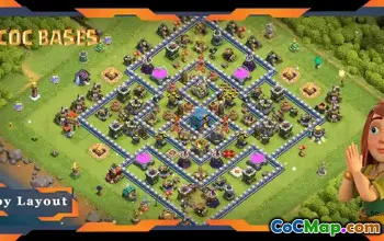 Top TH12 Farming Base Link | Hybrid Layout for Clash of Clans #20653