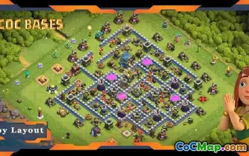 Top TH12 Farming Bases with Max Levels & Hybrid Layouts - COC #20680