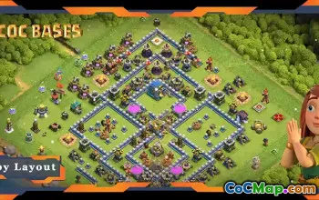 Top TH12 Hybrid Base: Anti 3 Star & Anti Air Layout #19140