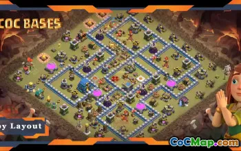Top TH12 Max Base: Anti-Everything Layout for War & CWL #20522