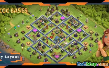 Top TH12 Max Base Layouts: Anti 3 Star & Hybrid Links - CoC #20400