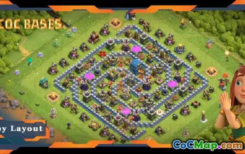 Top TH12 Max Farming Base Link & Hybrid Layout - CoC #22106