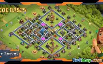 Top TH12 Max Level Base Layouts for Farming & Hybrid - COC #22156