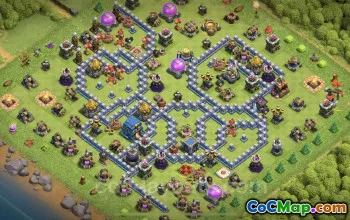 Top TH12 Trophy Base Layout - Clash of Clans with Link #20679