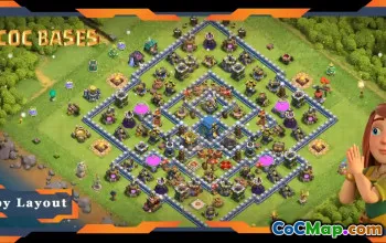 Top TH12 Trophy Base with Links & Defence Layouts - CoC #22180