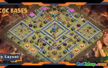 Base de guerra TH12 superior - Layouts e links anti-3 estrelas - COC #18150