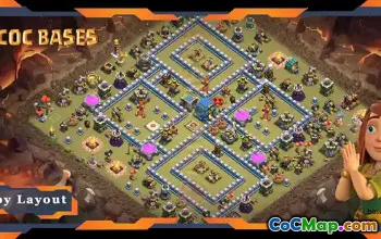 Top TH12 War Base Layout - Anti 2 Stars & Anti Air Design #20517