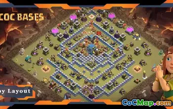 Top TH12 War Base Layout - Anti 2 Stars & CWL Link #20663