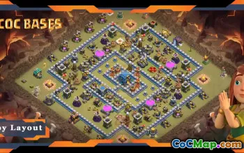Topp TH12 War Base Layout - Anti 3 Star & Anti Air #18148