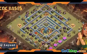 Top TH12 War Base Layouts: Anti-2 Stars & Links | COC #20540