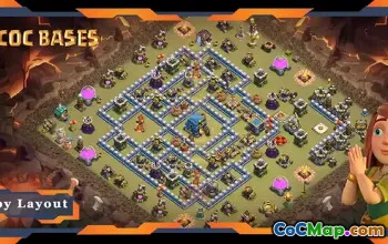 Top TH12 War Base Layouts: Anti 3 Stars & Links - COC #20502