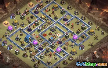 Top TH12 War Base Link: Max Levels & Anti-Everything #25472
