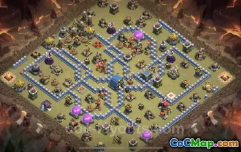 Top TH12 War Base Links for Clash of Clans - Best Defenses #20874