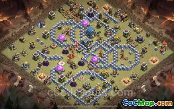 Top TH12 War Base Links for Clash of Clans - Best Defenses #25493