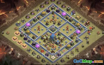 Top TH12 War Base: Max Levels & Anti-Everything Design #25466