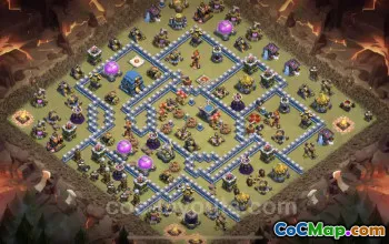 Top TH12 War Base with Link - Best Town Hall 12 Defense #25552