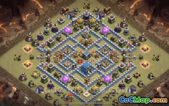 Top TH12 War Bases with Links: Hybrid & Legend League #25515
