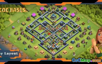 Top TH13 Anti 3 Star Base Layouts with Links - Clash of Clans #20951