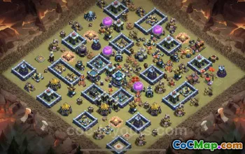 Top TH13 Anti 3 Stars War Base | Clash of Clans #25981