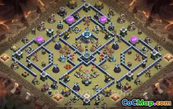 Top TH13 Anti 3 Stars War Base - Clash of Clans Copy #21364