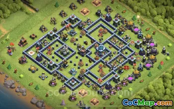 Top TH13 Anti Air Base | Unbeatable Defense for Clash of Clans #25750