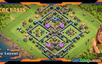 Top TH13 Anti-Trophy Bases: Defense & Hybrid Layouts #20761
