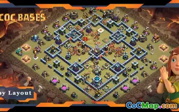 Base TH13 superior: Layout Anti Air & Electro Dragon - Clash of Clans #18174