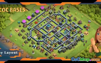 Top TH13 Base Design: Anti-Air & Defence Layouts for CoC #20938