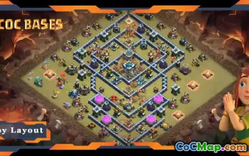 Top TH13 Base Ideas: Anti 2 Stars Layouts & Links - COC #22101