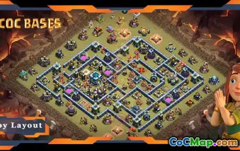 Principais layouts de base TH13 - Anti 3 estrelas e pronto para guerra | COC #18176