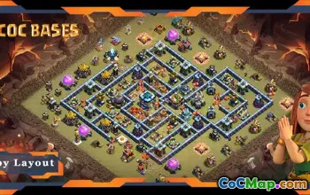 Top TH13 Base Layouts - Anti 3 Stars & War Links | CoC #20905