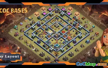 Top TH13 Base Layouts for War & CWL - Clash of Clans #20818