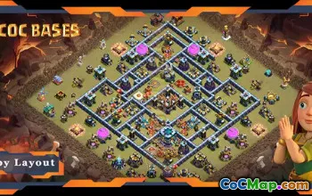 Top TH13 Base Layouts for War & CWL - Clash of Clans #20821