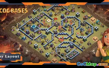 Top TH13 Base Layouts for War & Defense #57483