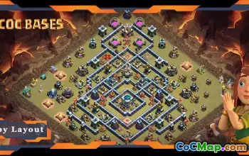 Top TH13 Base Link - Anti 3 Star Electro Dragon Layout #22079