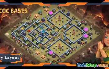 Top TH13 Base with Links for War, CWL & Legend League #20984