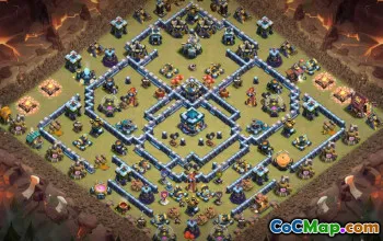 Top TH13 Clash of Clans Base Layouts #53647