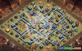 Top TH13 Clash of Clans Base Layouts #53649