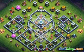 Top TH13 Clash of Clans Base Layouts with Link #52915