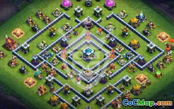 Top TH13 Clash of Clans Base Layouts with Link #52917