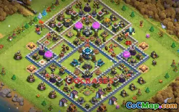 Top TH13 Farming Base: Anti 3-Star, Copy Base Link! #24320
