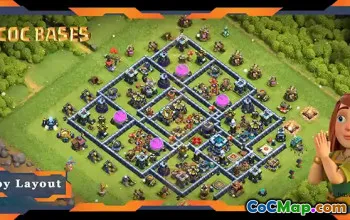 Top TH13 Farming Base | Anti-Air, Hybrid Layout & Link #20766